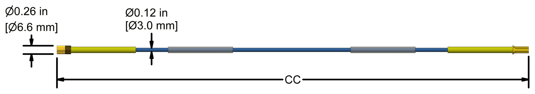 Hazardous-Area Approved DC100854 dimension drawing